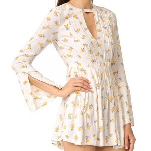 Free People Texan Printed Mini Dress size 2